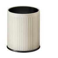 Large Capacity Indoor Garbage Can Easy to Clean Modern Minimalist Trash Can Long-Lasting Thickened Body Aperture Top Waste Bin Removable Inner Buckets for Living Room, Kitchen, Bedroom, Bathroom