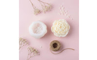 DIY Peony Bud Mold Reusable Peony Candle Mold Flexible Easy to Demold