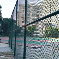 Green Chain Link Fence Mesh for Garden and Security, 10 sqm Minimum Order