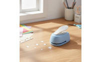 Portable Lever Craft Punch Compact Handheld Paper Punch Palm-Sized Labor-Saving for Crafters, Classroom Crafts