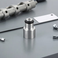 8 Pieces Injector Adapter with Sealing Seal Aluminum Fuel Injector Adapter Auto Part Silver Compact for Mechanics