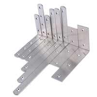 Stainless Steel L-Shaped Corner Brace 90 Degree Angle Bracket for Shelves and Furniture
