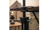 Camping Lantern Stand Shelf Multi-Functional Portable Lantern Stand Rack Sturdy Construction Foldable Camping Tabletop Organizer for Picnic