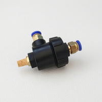 Quick Exhaust Valve Porous Filter Component Pneumatic Exhaust Valve Black Body