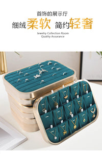 铝合金首饰盘项链戒指耳钉手链吊坠挑选盘珠宝收纳看货首饰托盘