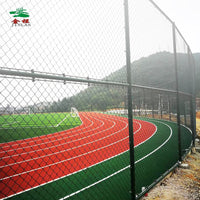 Green Chain Link Fence Mesh for Garden and Security, 10 sqm Minimum Order