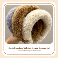 Korean Style Faux Headband Soft Women Random Color