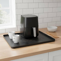 Silicone Refrigerator Spill Mat Waterproof Refrigerator Mat Raised Edges