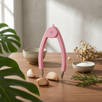 Garlic Clove Peeling Tool Clamp Design Handheld Garlic Peeling Tool Curved