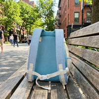 Pet Backpack Front Pack Cat Carrier Bag, Small Oxford Cloth Dog Backpack for Travel Hiking, Breathable Outdoor Pet Carrier with Spun Silk Mesh