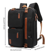 Laptop Backpack Two-Color Business Backpack Multi-Compartment Bag for Professionals, Commuters, Daily Commute