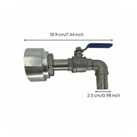 Tank Drain Valve   Tote Adapter Easy Installation Tote Container