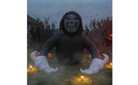 Inflatable Grim Reaper Outdoor Inflatable Reaper with Hood Halloween Decor Scary Decoration Spooky for Homeowners, Yard, Lawn