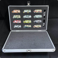 12 Pieces Scale Bus Model Metal Body Mini Bus Model Collectible for Collectors