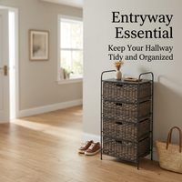 Multi-Layer PE Unit, Hallway Storage Organizer, Bedroom Storage Rack, Living Room Storage Basket, Ta - Image 5