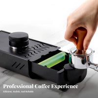 Heavy Duty Drawer Knock Box Hard-Wearing Espresso Knock Box Easy to Clean for Baristas, Home Kitchen, Countertop, Office Pantry