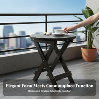 Small Round Stand Portable Round foldable Stand adaptable for Living Room