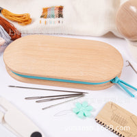 darning mushroom椭圆大面积织补工具破洞修补补丁工具针筒收纳针