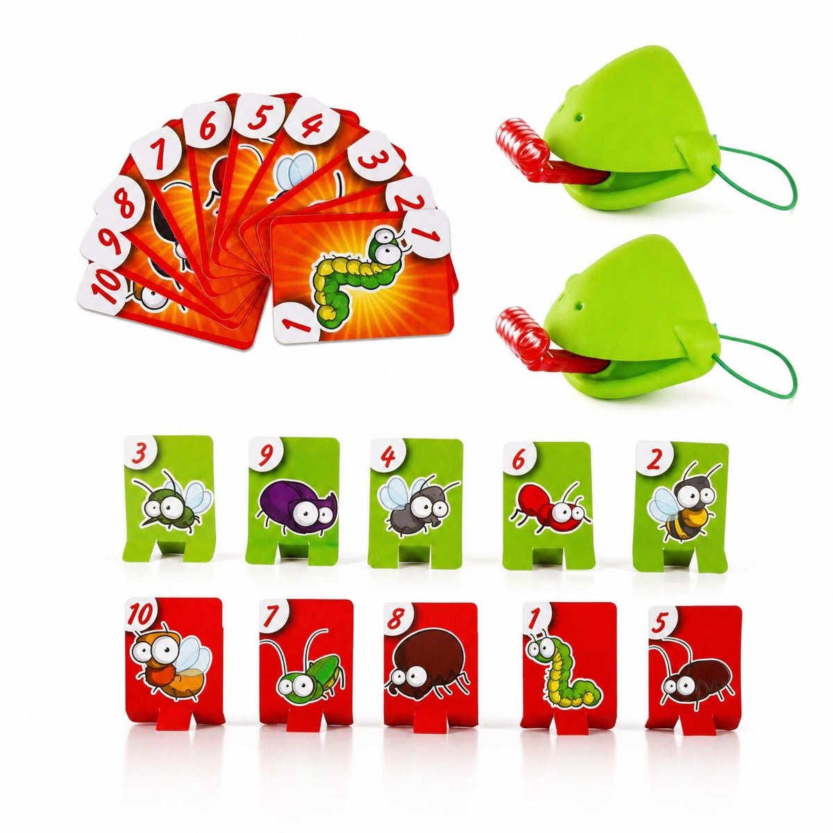 Frog Proboscis Game Interactive Lizard Proboscis Game Frog Mask Two-Player Toy Competitive for Children, Playdate, Party