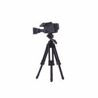 Realistic Realistic Features Livestream Host Doll Set Collectible Photo Studio Miniature Set Camera and Light Mini Props for Indoor Display, Dollhouse Setup