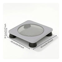 Square Trampolines Low-Profile Rebounder Quiet Jumping Toy for Kids, Young Children, Playroom, Apartment, Home Gym