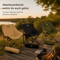 Portable Outdoor Folding Moon Chair Ultralight Camping Fishing Stool
