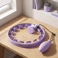 Counting Smart Weighted Fitness Hoop for Beginners, Adults, Home Workout, Waist Training