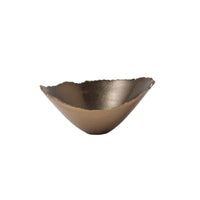 Aluminum Pedestal Bowl Reflective Bowl with Pedestal Base Decorative