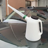 绿盖刻度机油壶塑料机油壶加油壶注油器车船用注油壶4S店机油壶