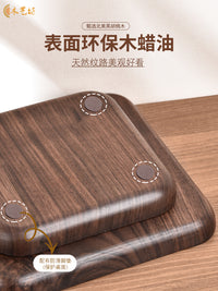 胡桃木质钥匙托盘进门鞋柜入户玄关客厅摆件桌面杂物收纳盒置物架