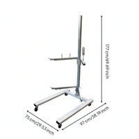 Auto Body Panel Painting Stand Galvanized Panel Painting Stand Bracket with Wheels Mobile for Mechanics