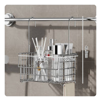 Hanging Basket with Towel Bar Space-Saving Hanging Basket with Towel Holder
