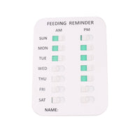 Pet Feeding Record Sign - Daily Activity Memory Board