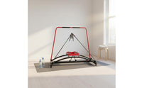 Indoor Ski Simulator Wheeled Carriage Ski Motion Curved Rails Fitness Simulator