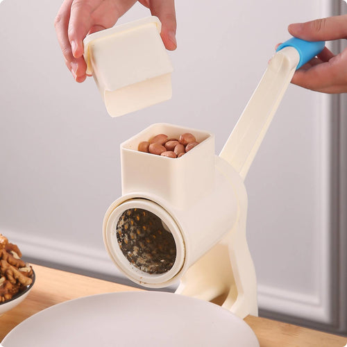 Hand Crank Nut Stainless Steel Shredding Parts Manual Nut Non Skid Base Kitchen Tool for Home