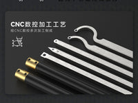 舍弃式木工车刀杆不锈钢手持式车床手工木旋仿形圆刀方刀尖刀敢为