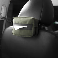 Suede Leather Car Tissue Box Cover for Vehicle Interior