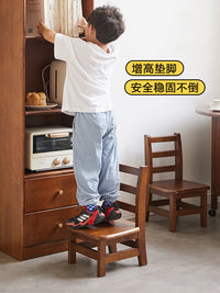 实木小椅子儿童凳子靠背椅矮凳家用客厅椅子木凳板凳换鞋凳木椅子