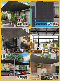 遮阳网加厚加密防晒网遮阴网太阳隔热黑网植物户外遮光庶阳摭阳网 4X5米【88888针加厚】【送拉绳】【高抗紫外线 97%遮阳率】【抗老化】