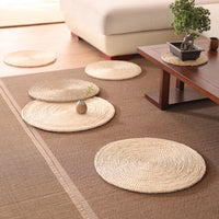 Woven Grass Floor Cushion for Meditation