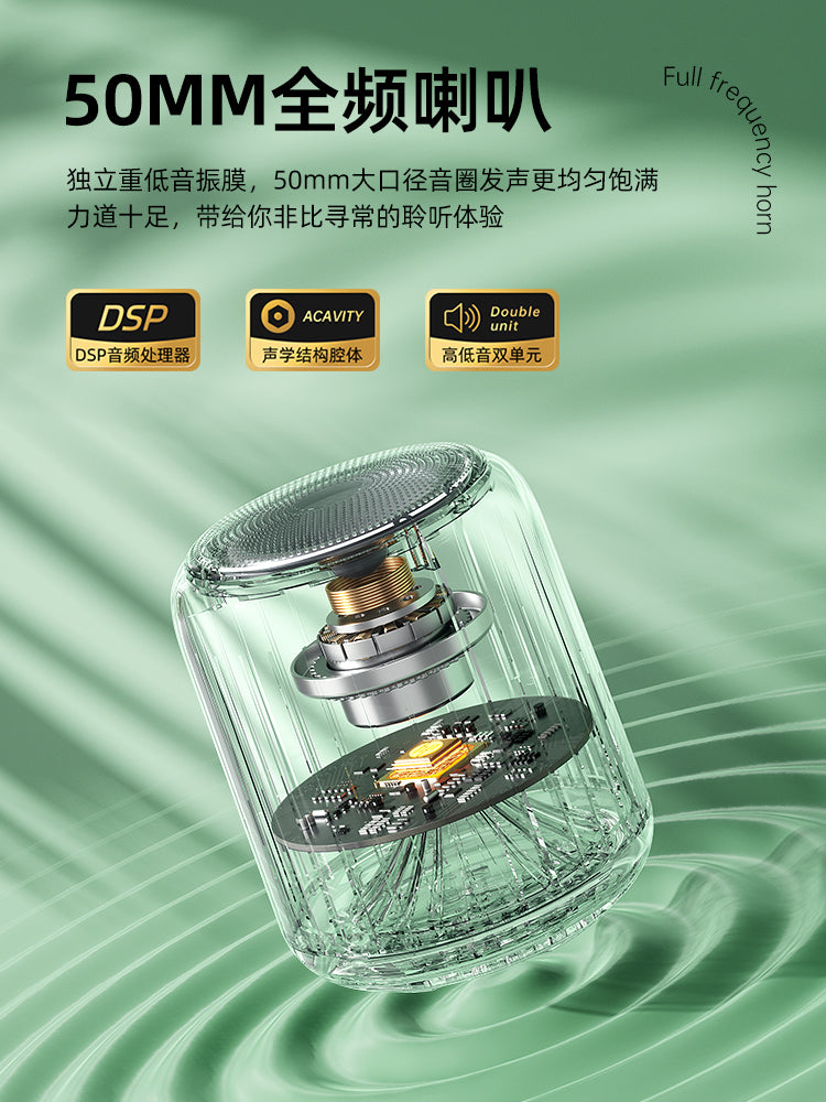 惠普2025新款蓝牙音箱低音炮无线音响户外骑行家用播放器礼物生日 【PRO款】星辰白露