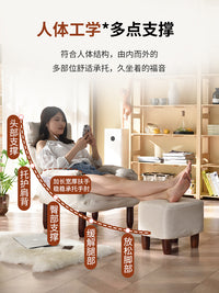 懒人沙发单人椅卧室休闲椅宿舍电脑椅可躺可睡哺乳椅阳台折叠躺椅