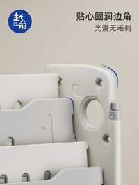 儿童玩具收纳架书架二合一体宝宝绘本置物柜婴儿多层大容量储物箱 收纳架
