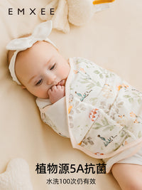 嫚熙婴儿防惊跳包巾四季通用新生儿宝宝襁褓睡袋儿童夏季薄款