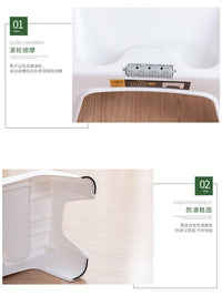 办公室脚踏凳垫脚神器搭踏板脚蹬放腿脚凳脚踩桌下踏脚踩脚搁脚板 白色三角款-可调节