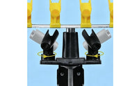 6-Slot Paint Tool Airbrush Holder Rotatable Desk Clamp Paint Tool Rack 360° Rotation for Hobby Painters, Artists, Desktop