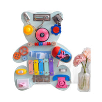 Wooden Bear Busy Board