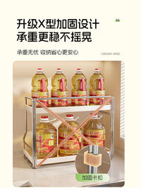 帅仕免安装厨房调料置物架台面调料品架家用多功能盐调味罐收纳架