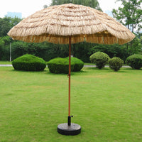 仿真稻草伞茅草伞太阳伞户外遮阳伞折叠沙滩伞庭院伞别墅景区雨伞