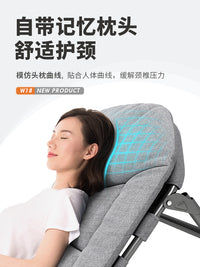 午憩宝折叠床单人办公室午休午睡神器多功能躺椅迷你不占地行军床 【舒适空间180款】升级科技布-粉色